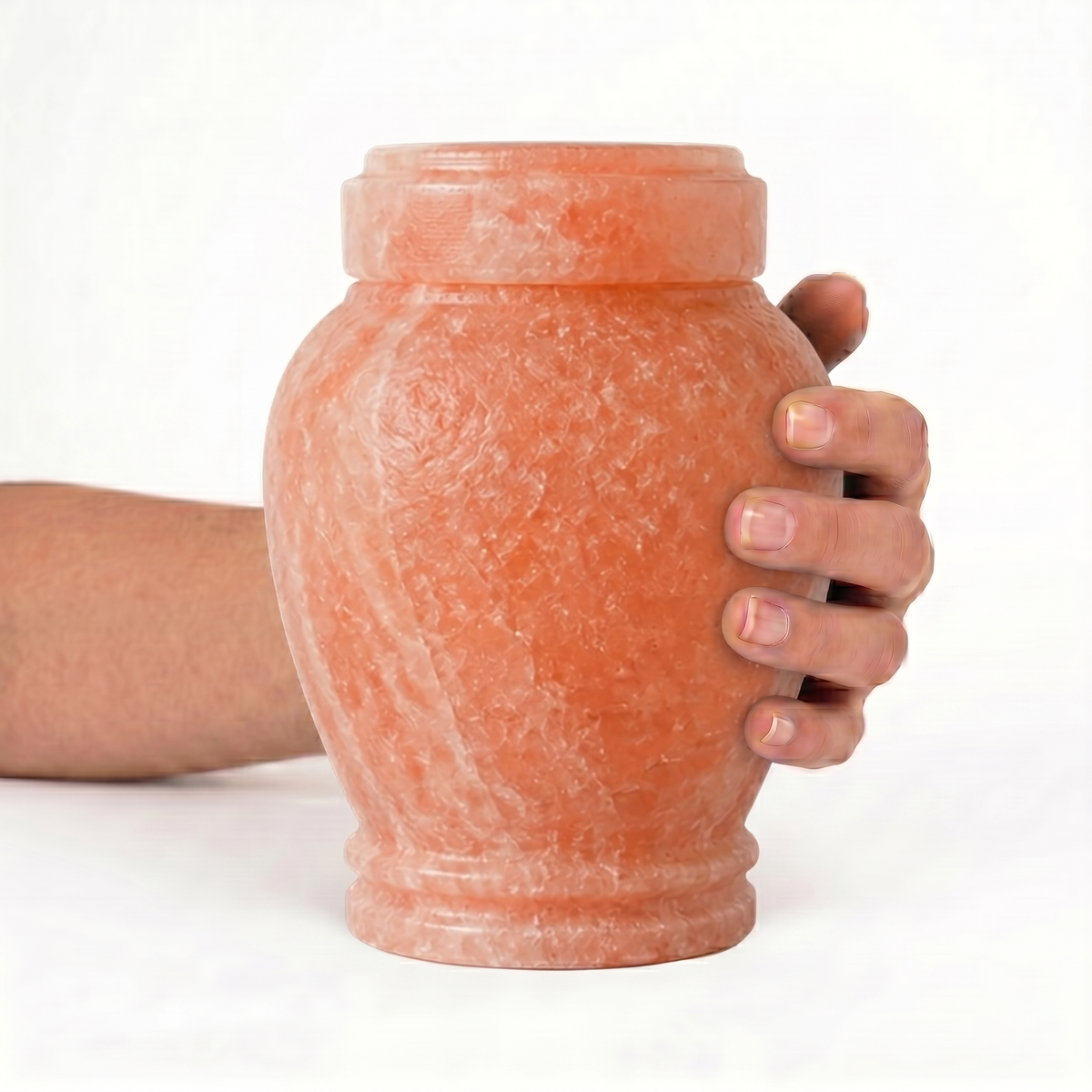 Dahlia cremation urn, 2.0 size scale view