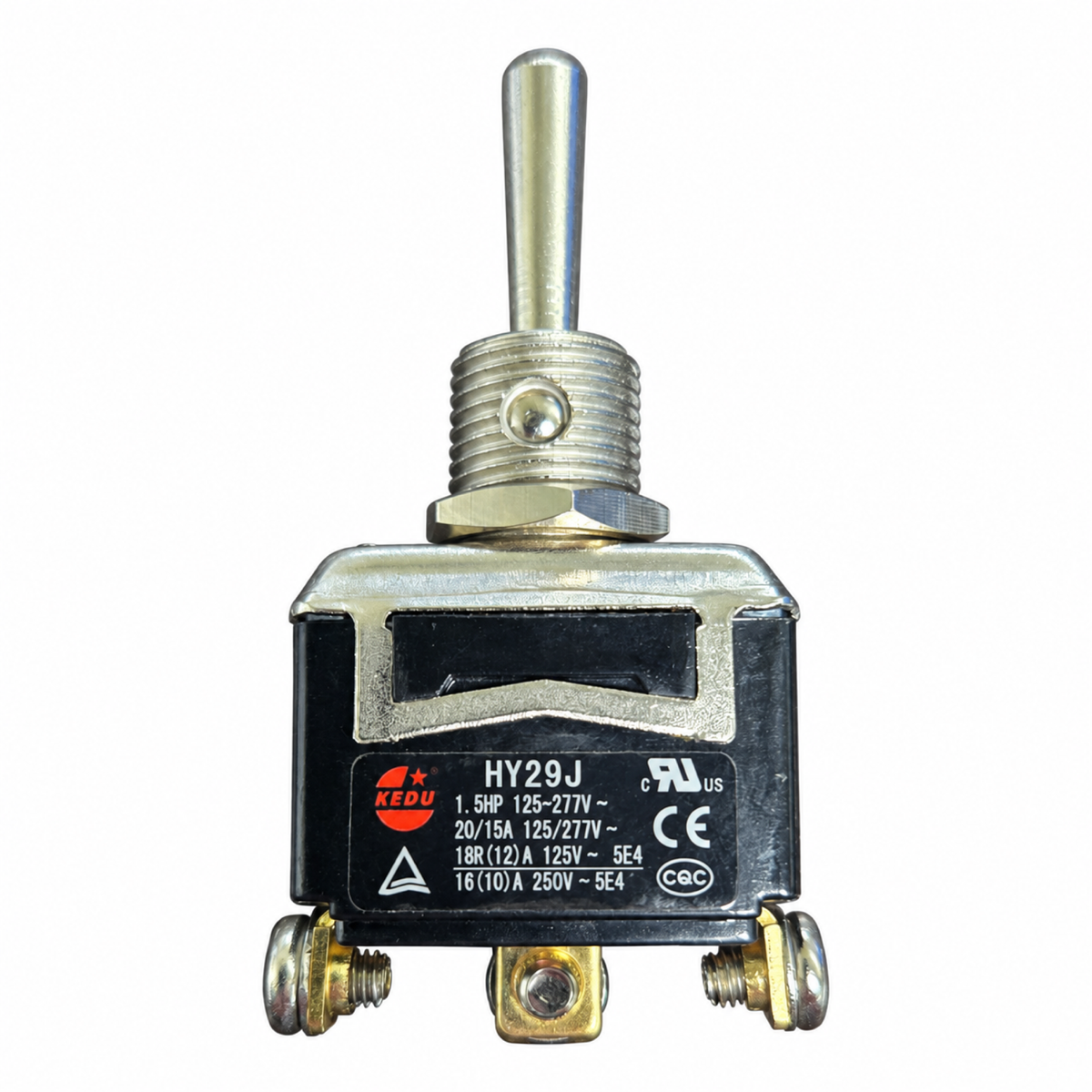 KEDU HY29J momentary lift table toggle switch with three screw terminals