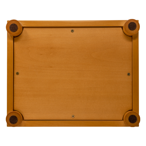Oak Finish Grooved Horizontal Cremation Urn