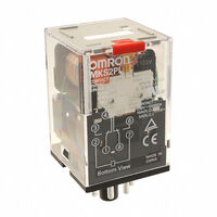 Control Relay - 8-Pin DPDT, Omron MKS2PI, 120VAC