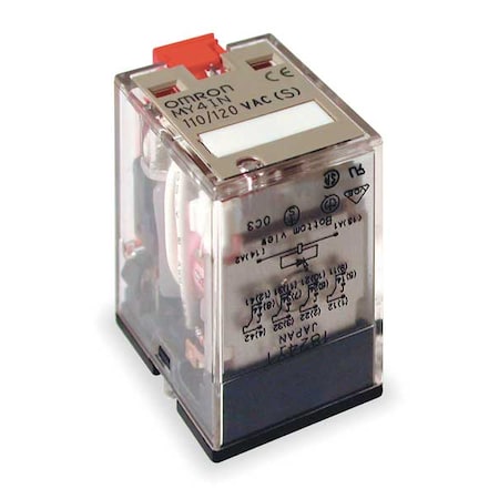 Control Relay - 14-Pin w/ LED, Omron MY4N, 120VAC