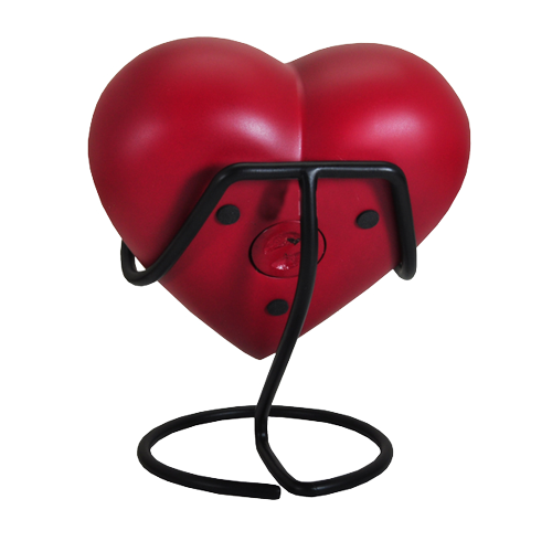 Brass Heart Cremation Urn