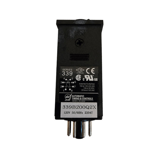 Time Delay Relay — ATC 339B200Q2X, 8-Pin, 120V