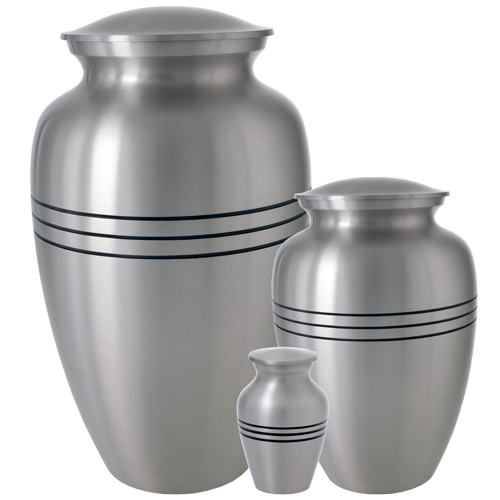 Pewter Classic Brass Cremation Urn