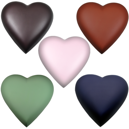 Brass Heart Cremation Urn