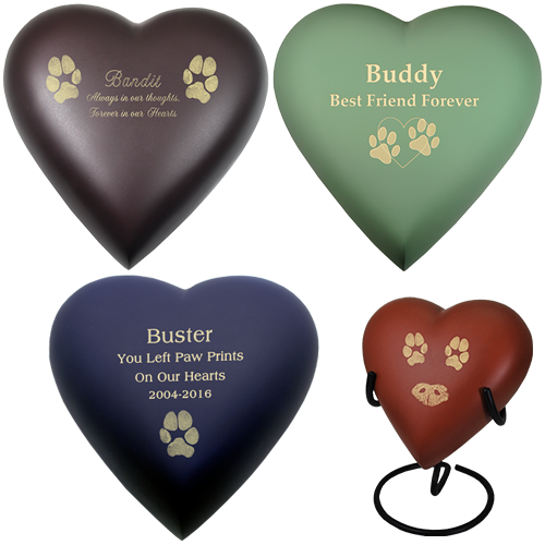 Pet Heart Keepsake Memorial Urn