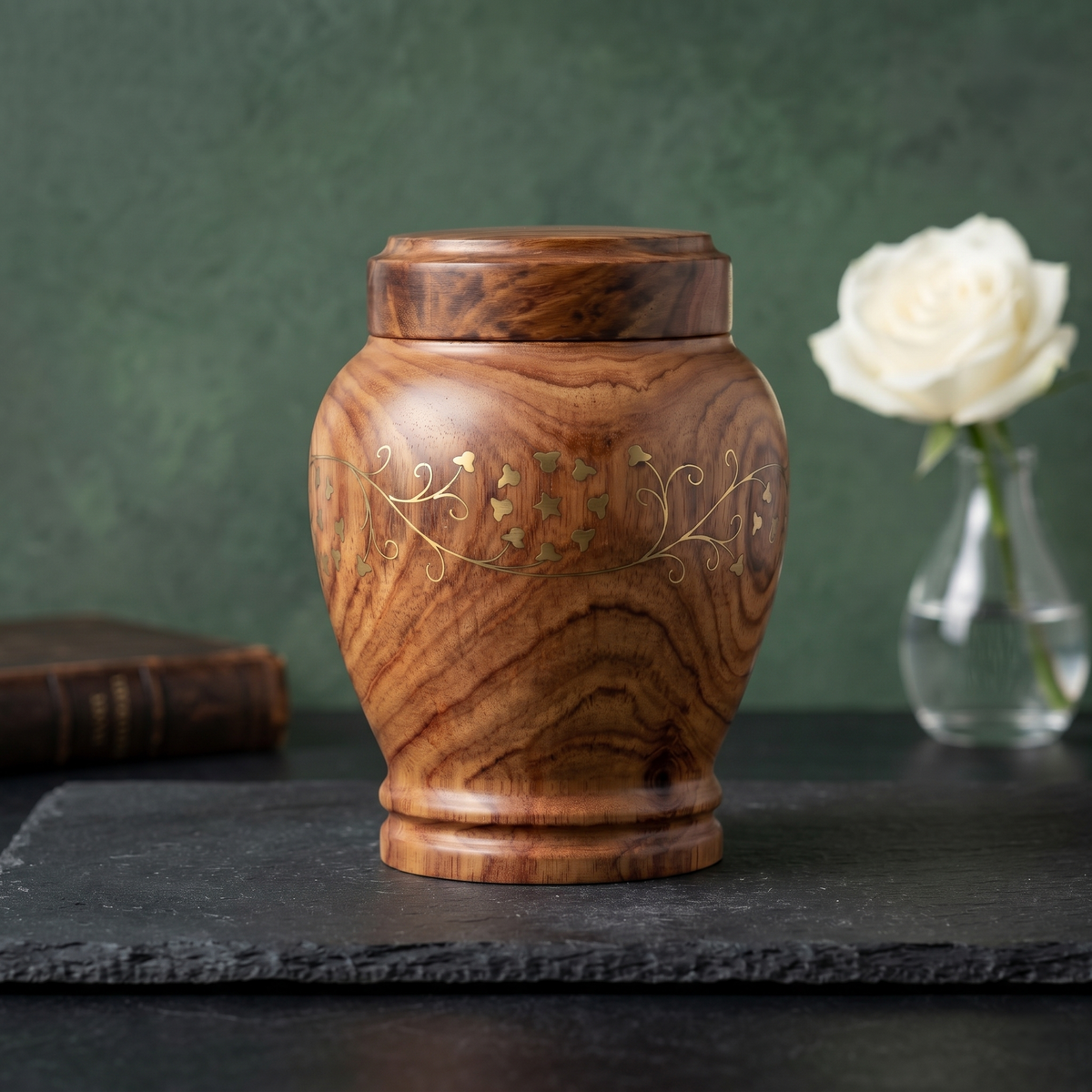Adair cremation urn additional view