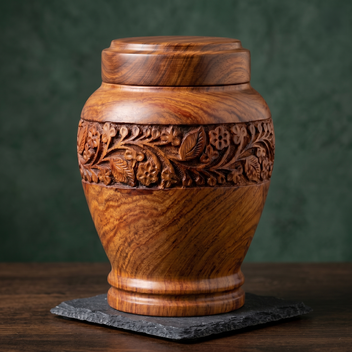Anish cremation urn additional view