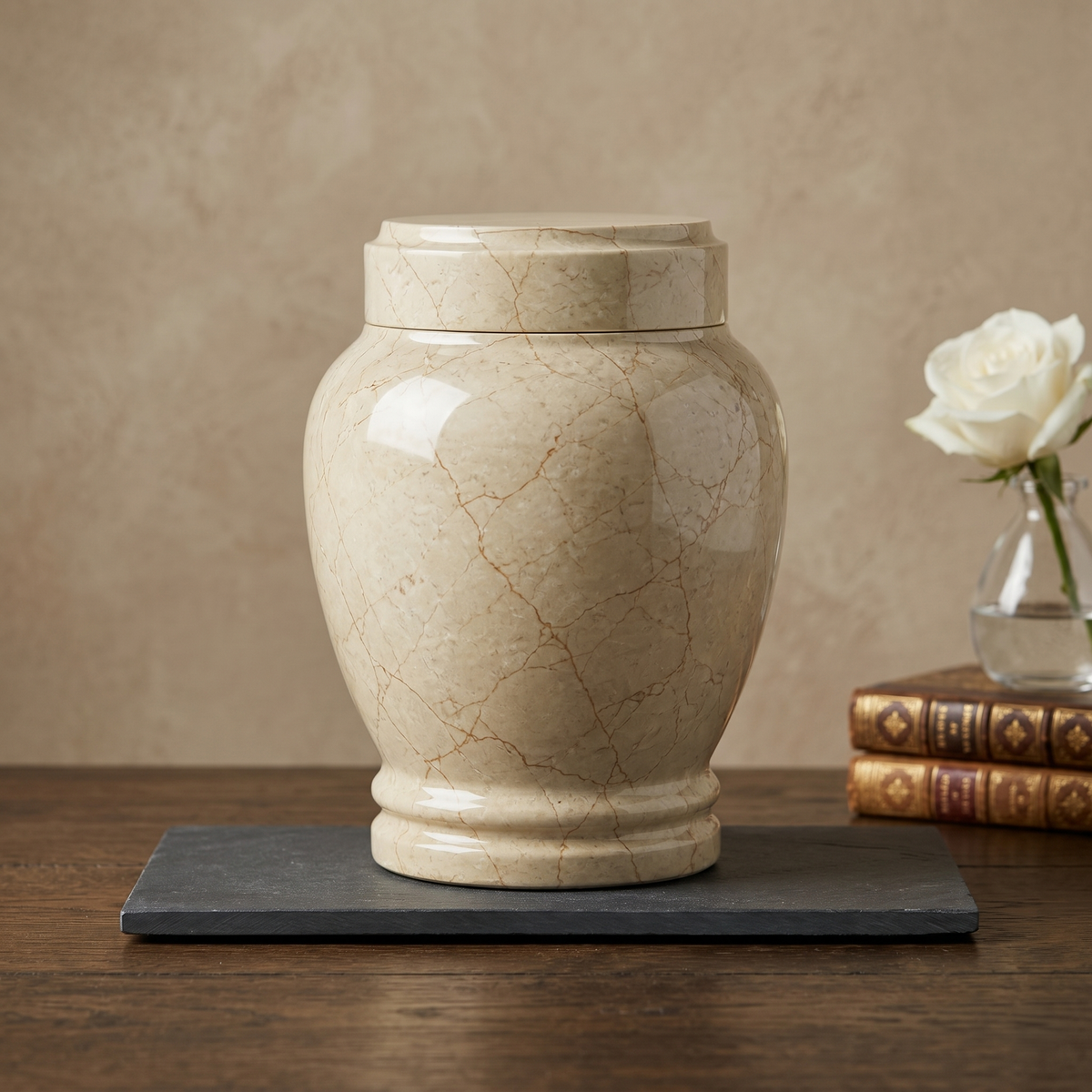 Calla cremation urn additional view