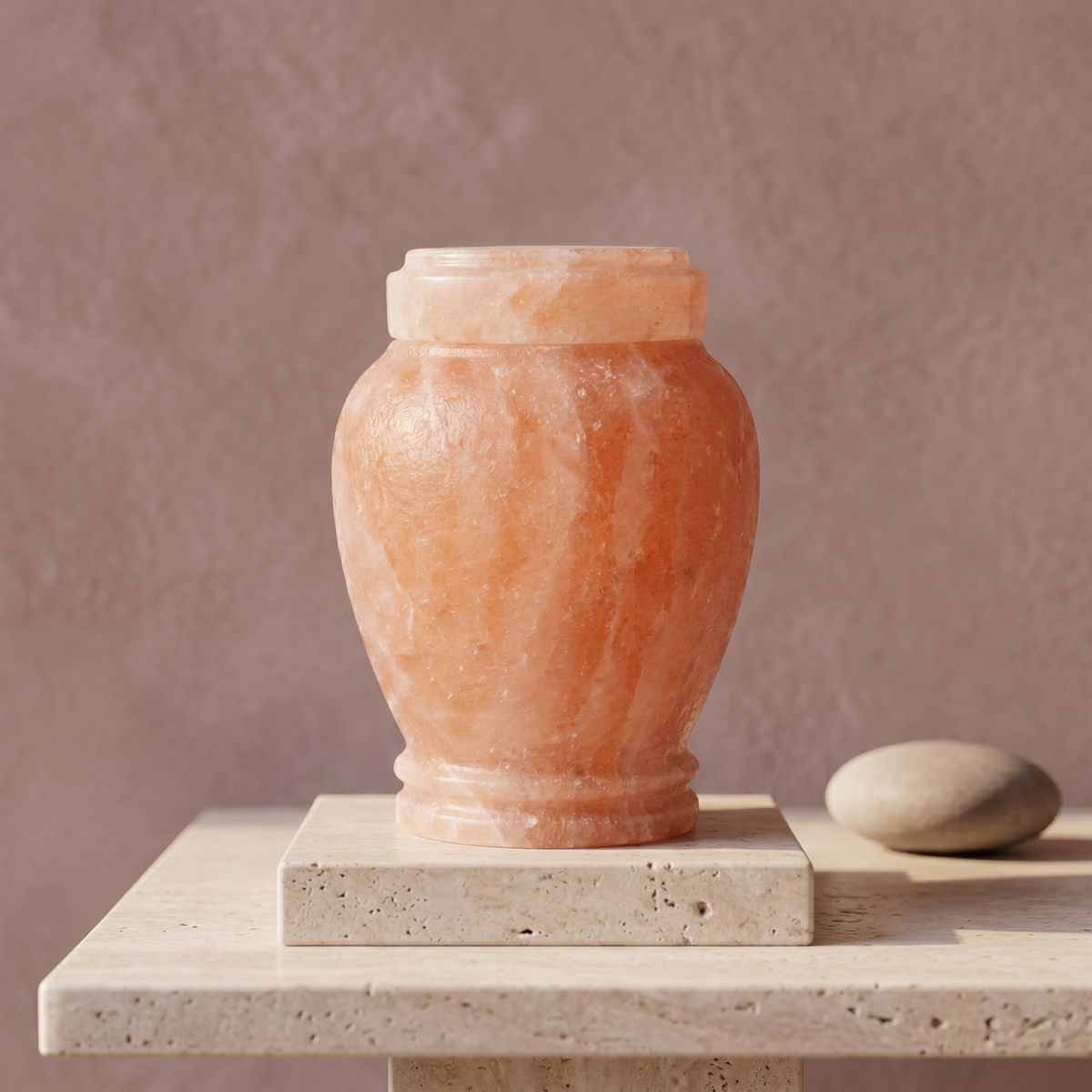 Dahlia cremation urn additional view