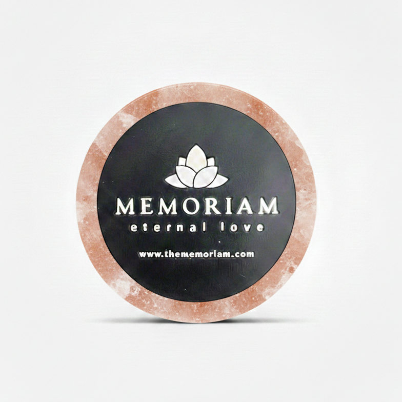 Dahlia cremation urn bottom