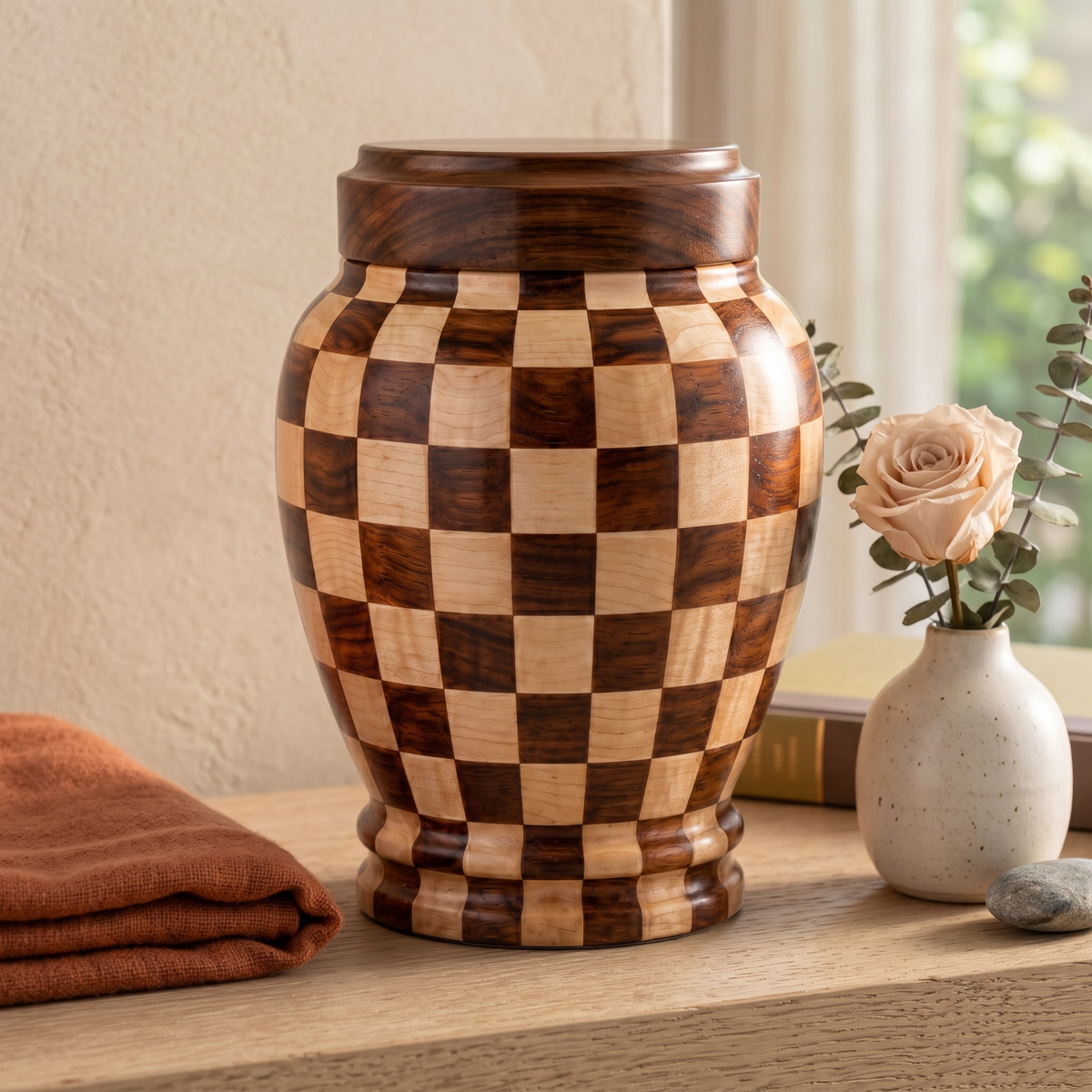 Dama cremation urn additional view