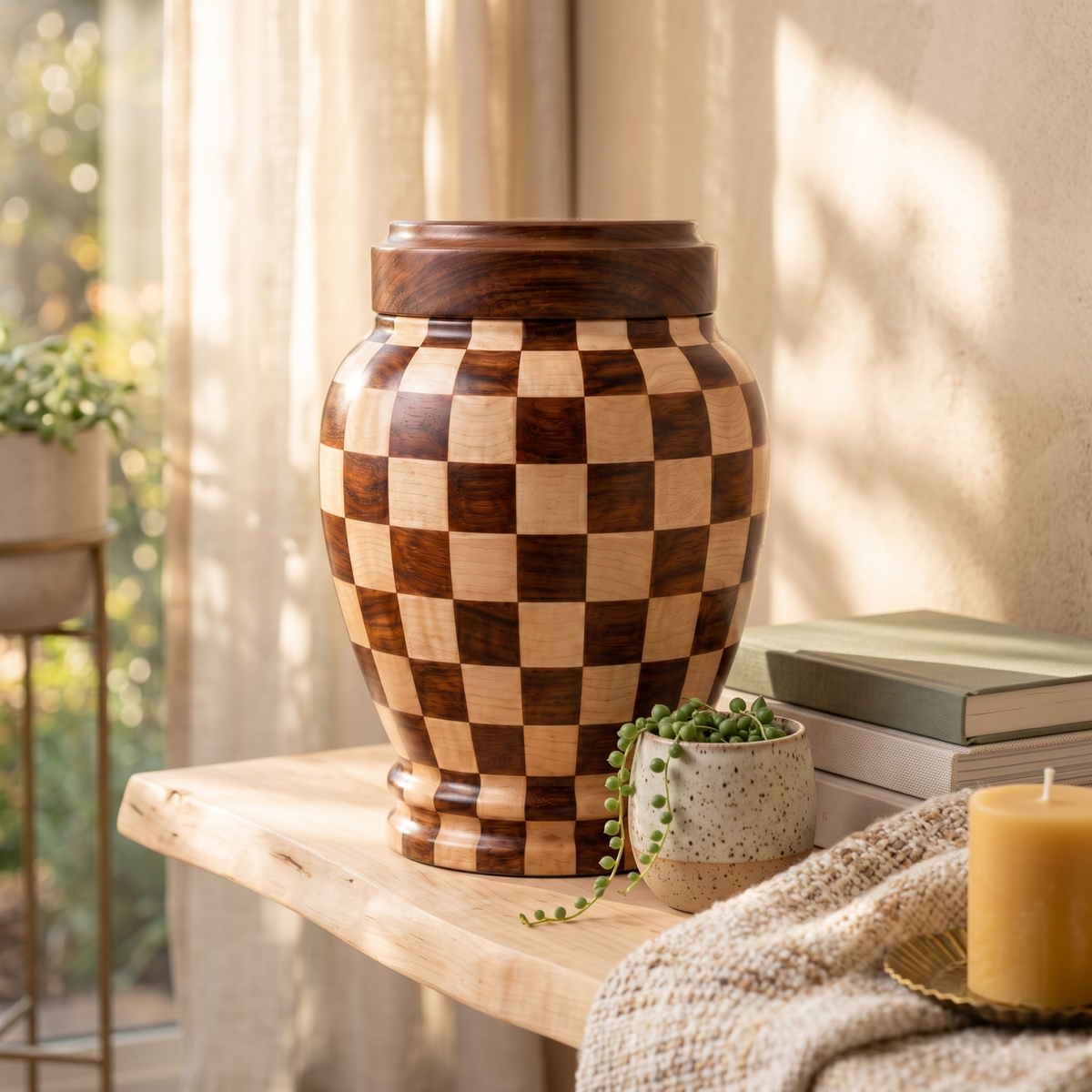 Dama cremation urn additional view