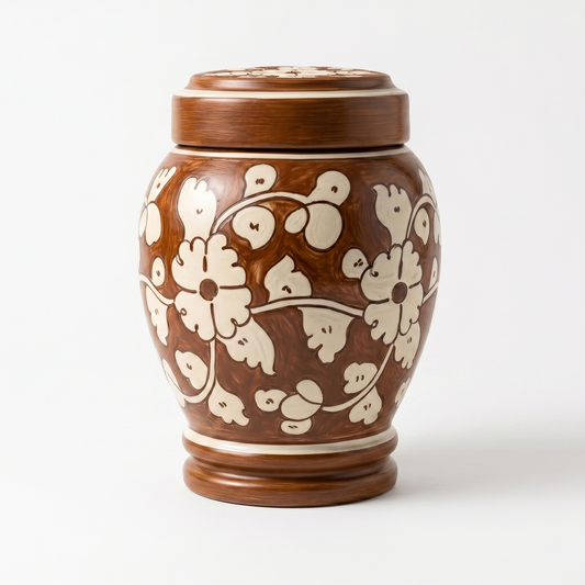 Elm cremation urn product view