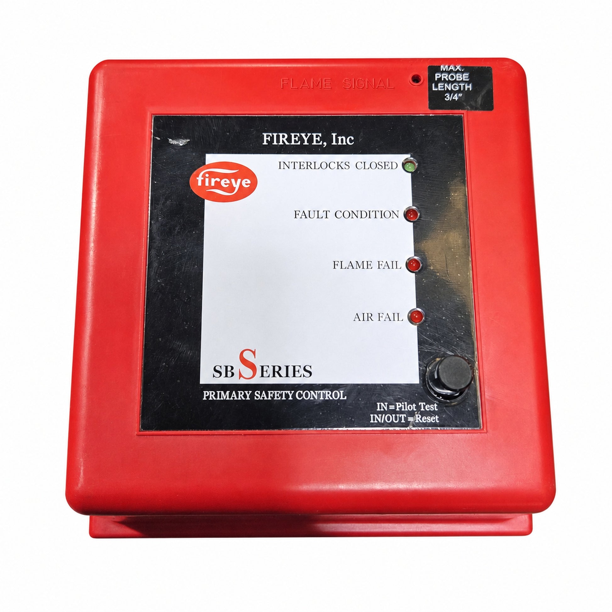 Fireye SB560222AA flame controller, front panel