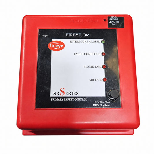 Fireye SB560222AA flame controller, front panel