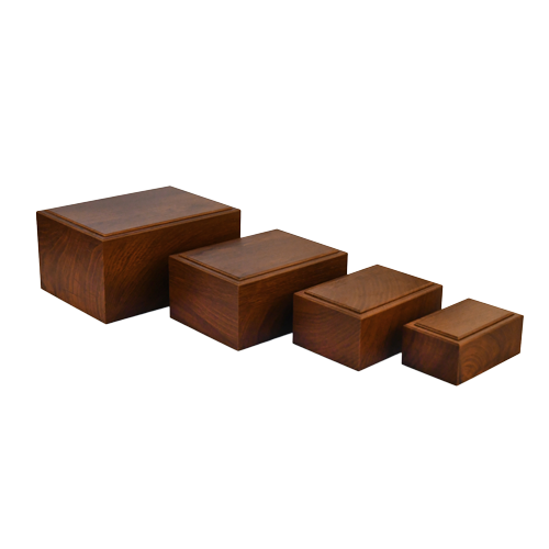 Basic Wood Box Cremation Urn