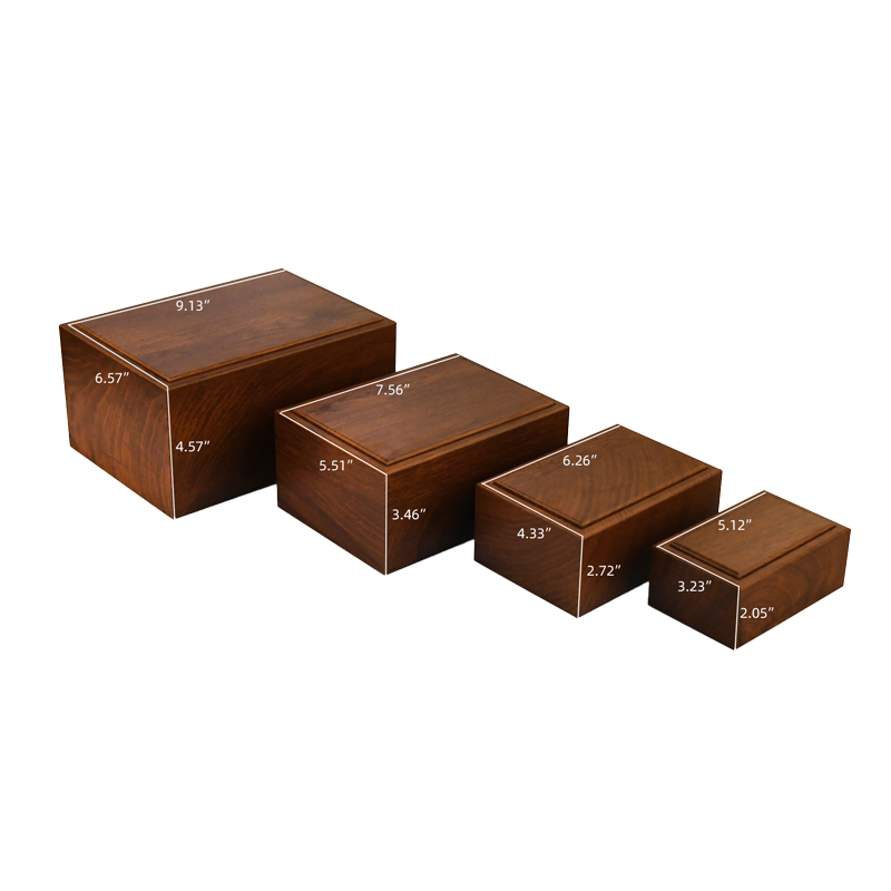 Basic Wood Box Cremation Urn