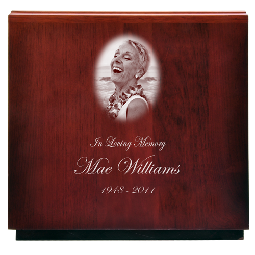 Cherry Finish Companion Wood Cremation Urn