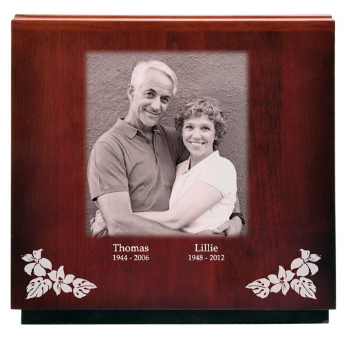 Cherry Finish Companion Wood Cremation Urn