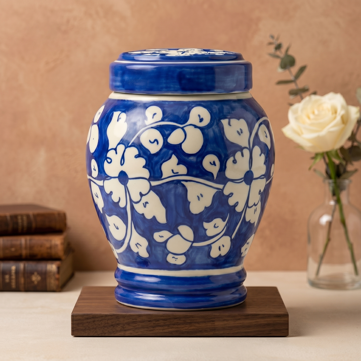 Mina cremation urn lifestyle view