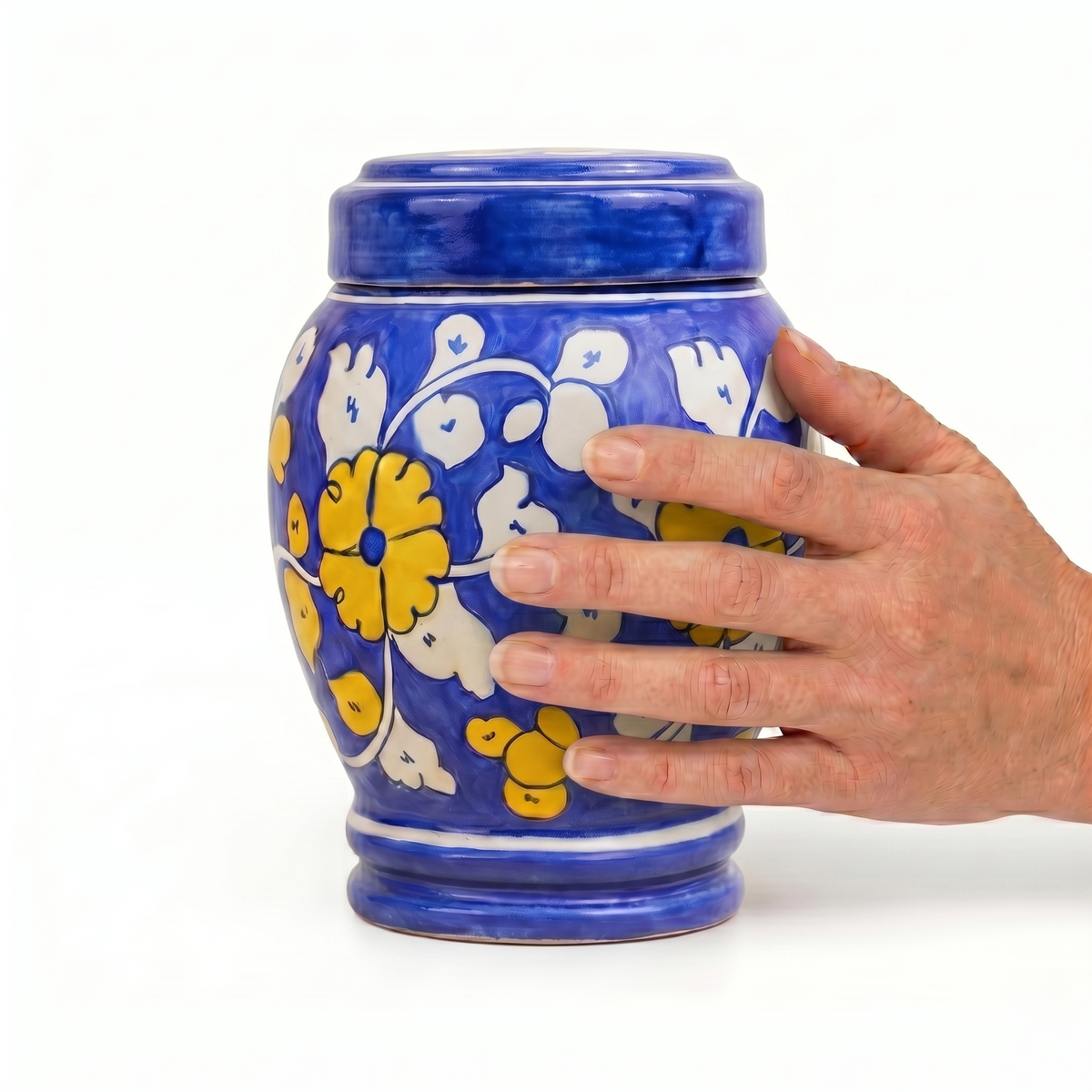 Mirel cremation urn, 1.0 size scale view
