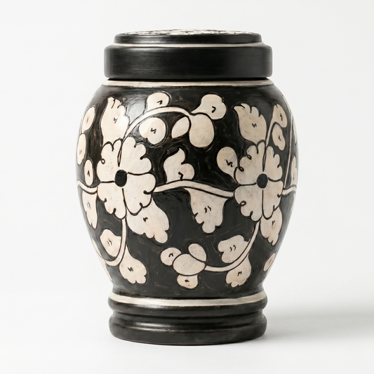 Raven cremation urn product view