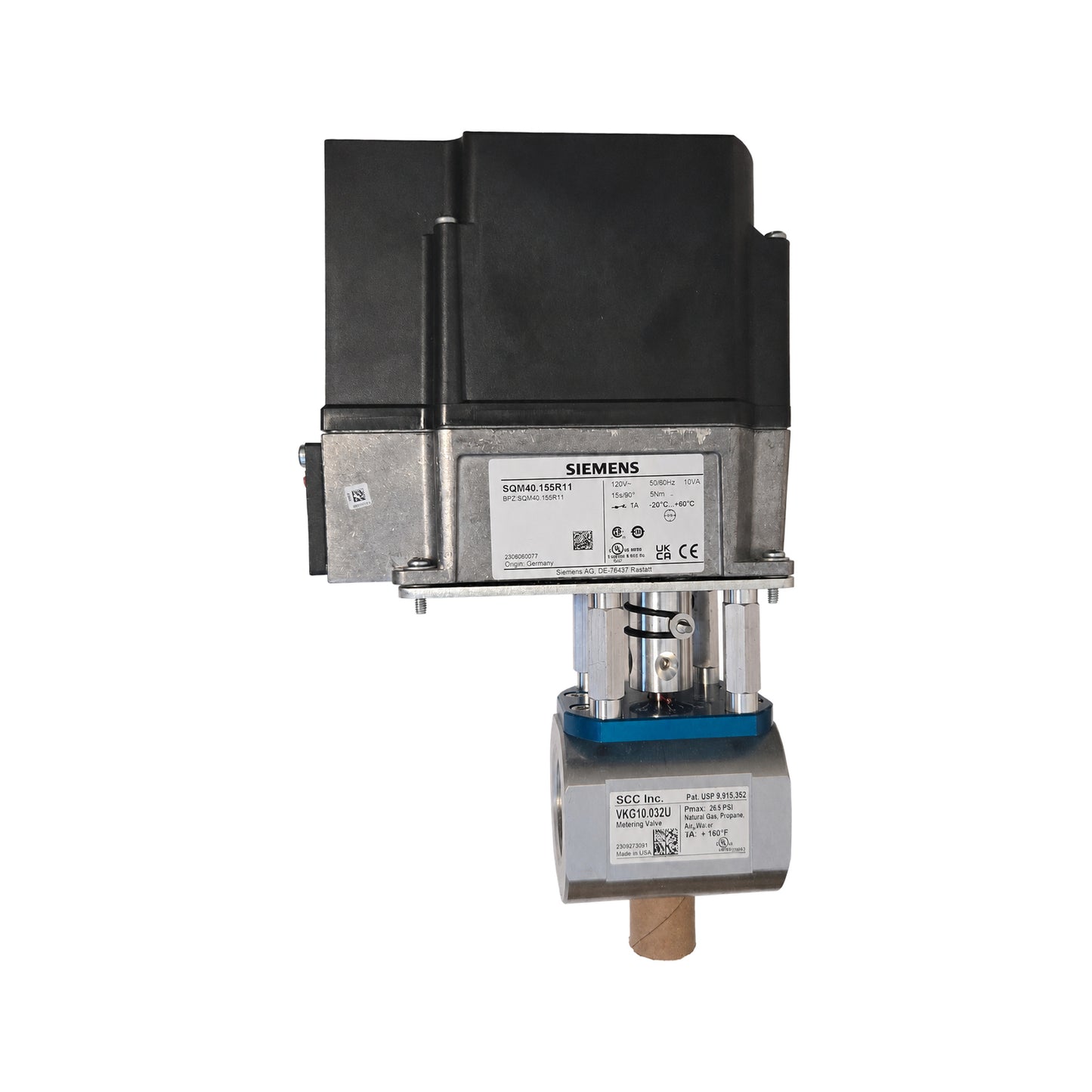 Air/Gas Actuator — Burner Modulation