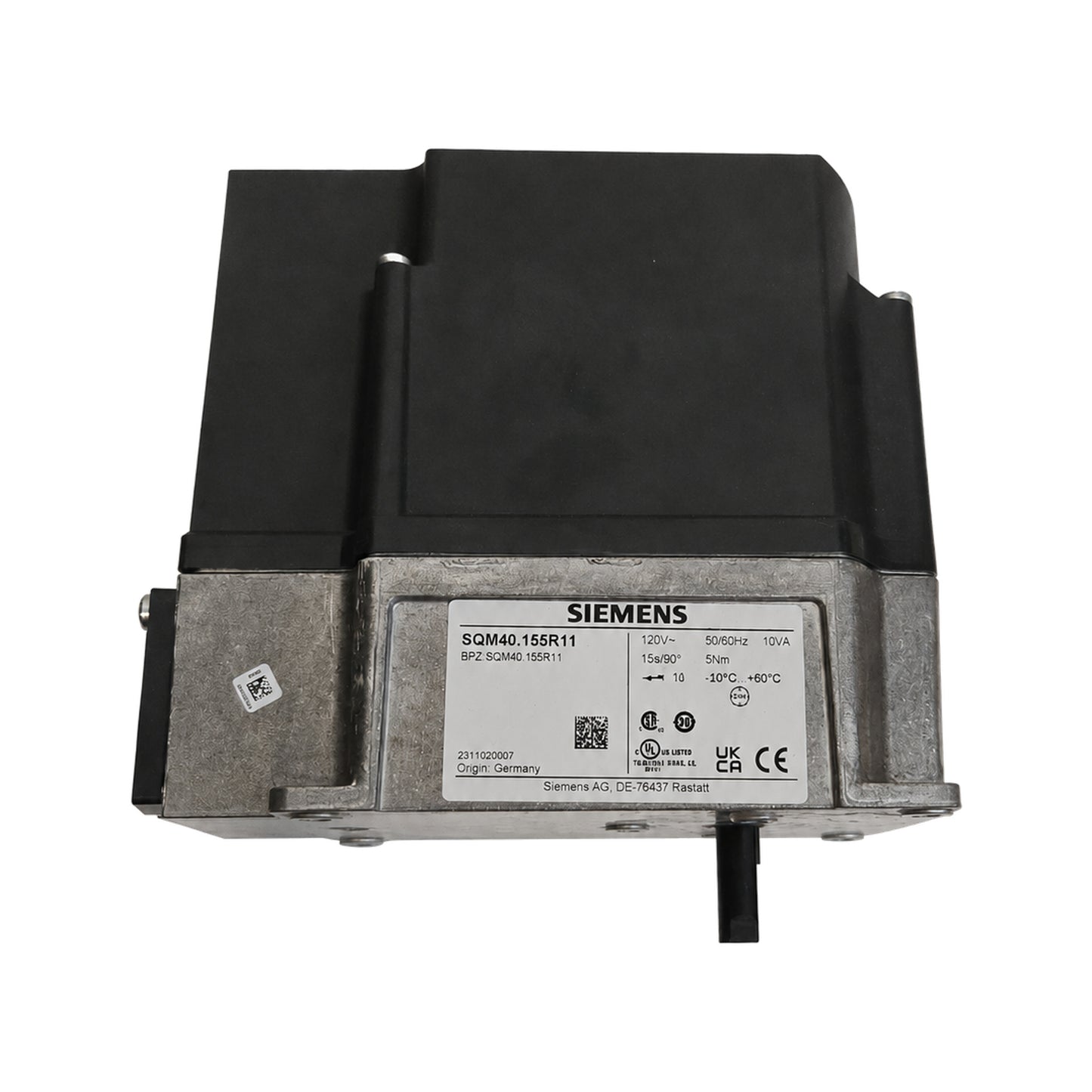 Air/Gas Actuator — Burner Modulation
