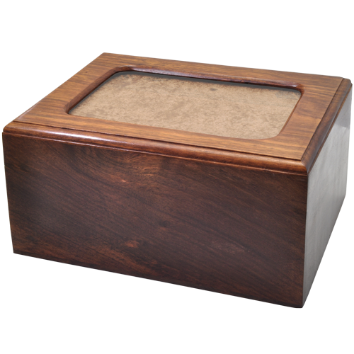 Slider Photo Wood Cremation Urn