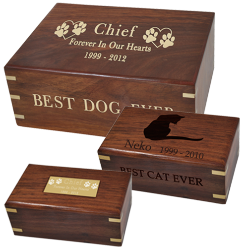 Perfect Wooden Box Pet Urn