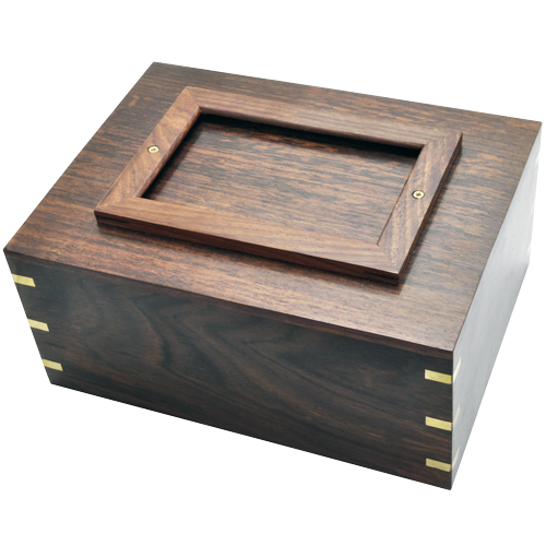 Frame Photo Wood Cremation Urn