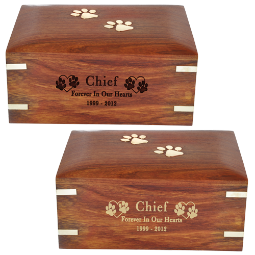 Solid Hardwood Pet Urn