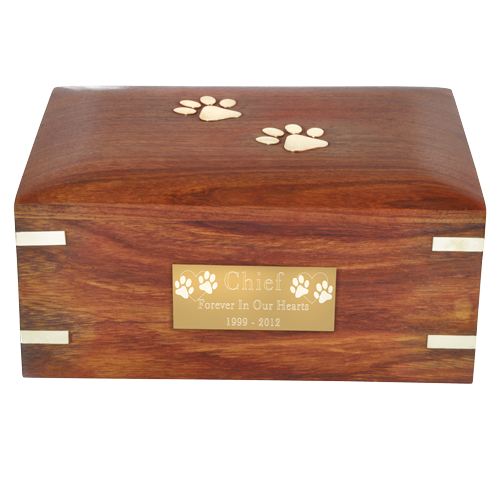 Solid Hardwood Pet Urn