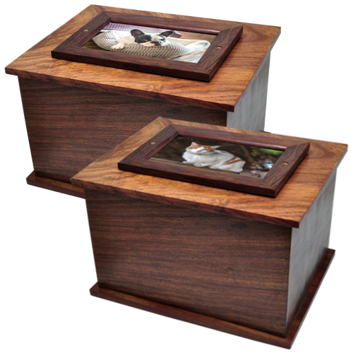 Large Solid Hardwood Pet Urn (200ci)