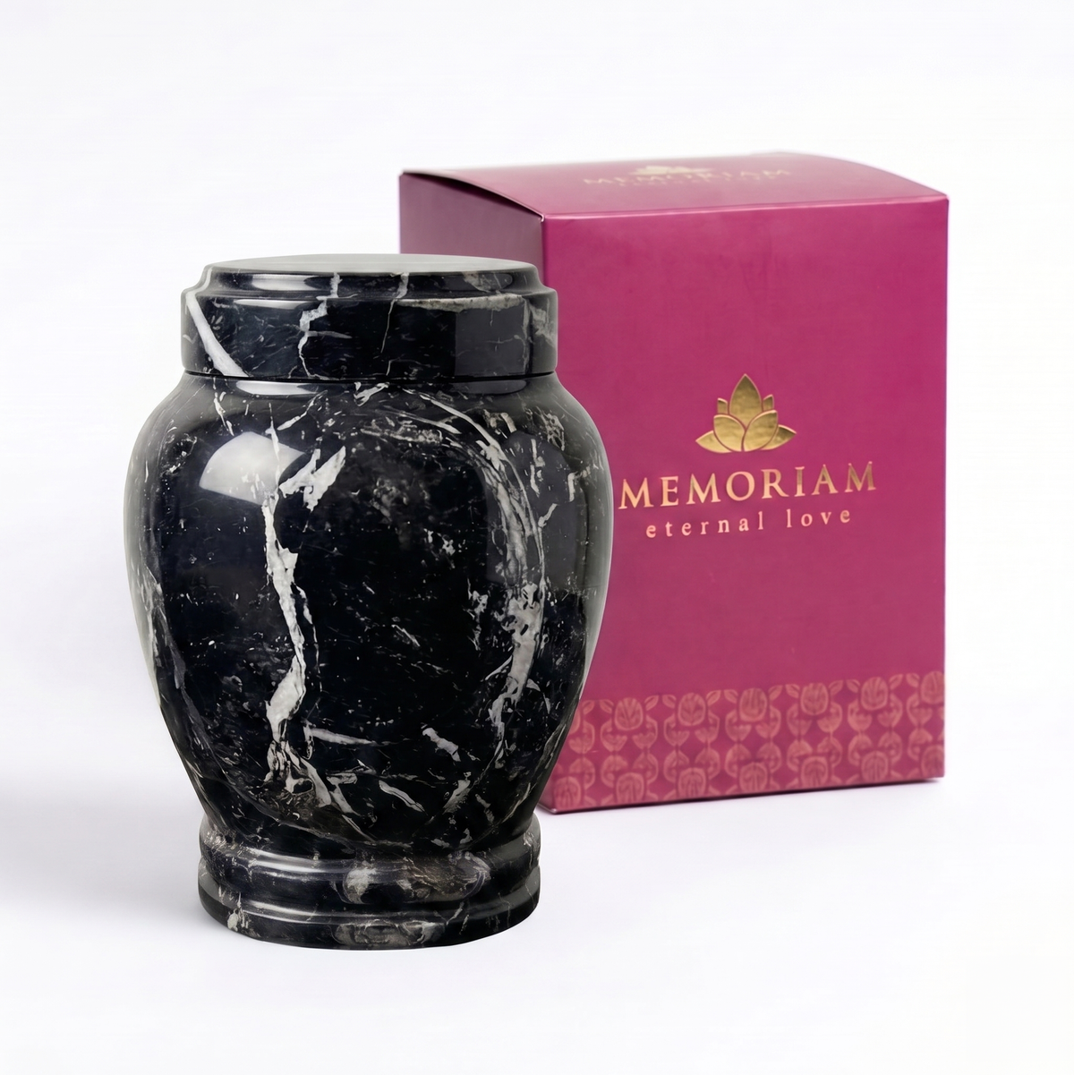 Zuri cremation urn packaging