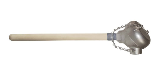 Cremation retort Type K thermocouple 24"