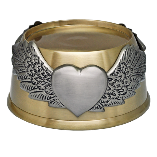 Round Urn Base With Wings